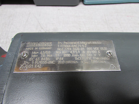 1259-7203-U Motor X/Y Axis VMC 760/800 W/Encoder Good Used