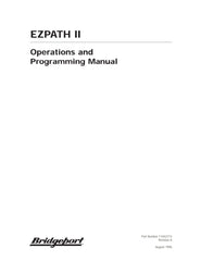 1104-2713 EZ Path II Programming And Operations Manual