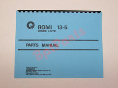 Q56554 ROMI 13-5 Parts Manual