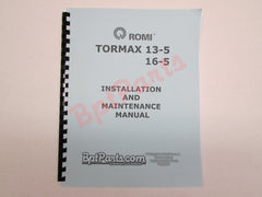 R56051 Tormax 13-5 16-5 Installation, Operation & Maintenance Manual