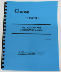R56403 EZ Path I Installation & Maintenance Manual