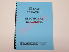 R66189A EZ Path I Electrical Diagrams & Electrical Parts Manual