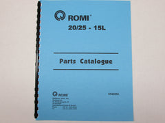 S54225A ROMI 20/25-15L Parts Manual